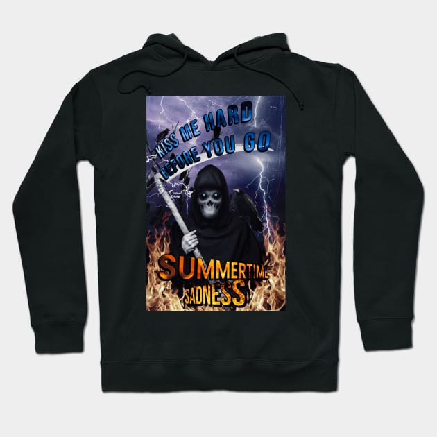 Summertime Sadness Hoodie by clownshop